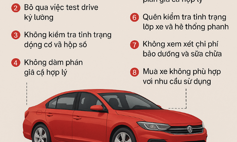 10 loi thuong gap khi mua xe cu